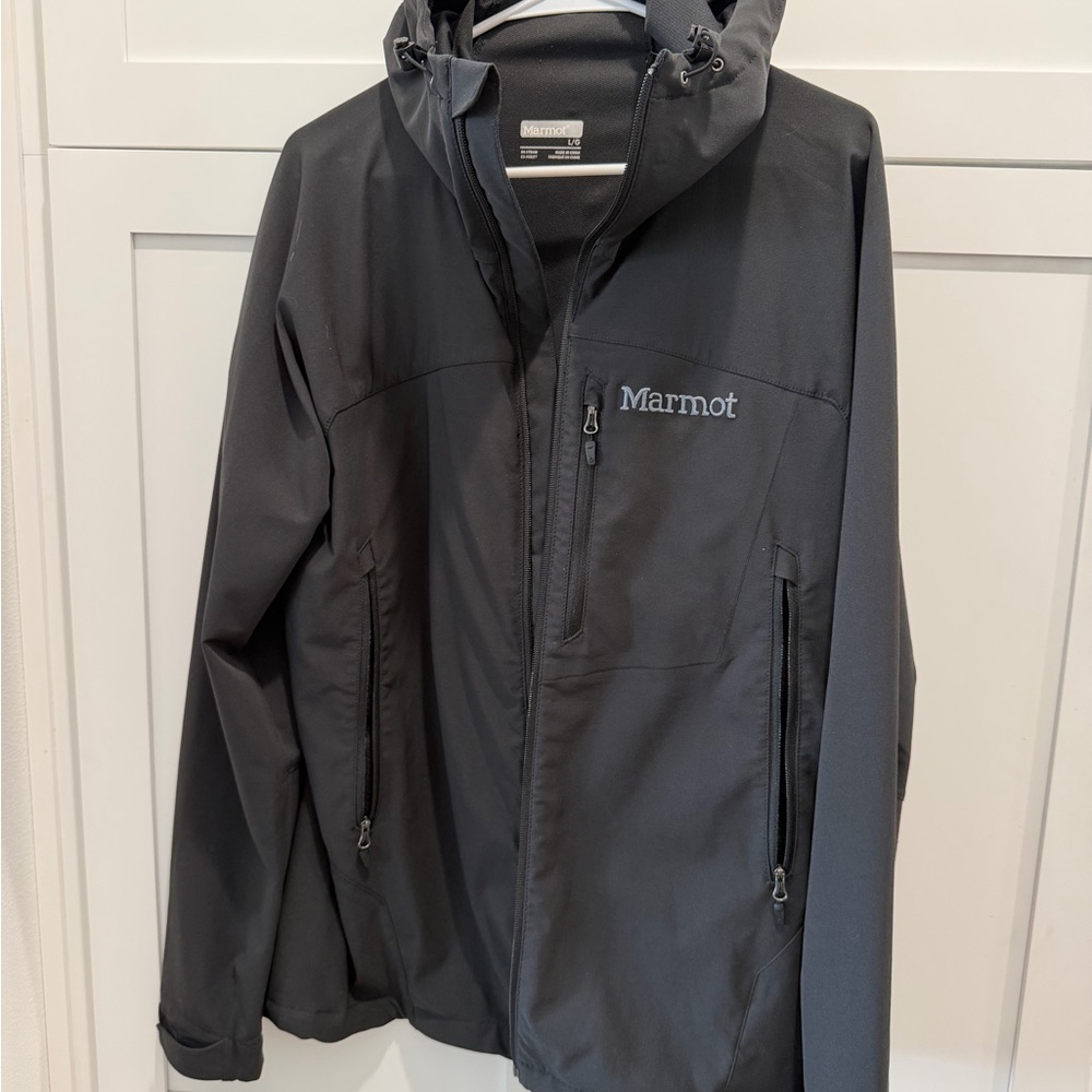 Marmot Men's M3 hooded softshell Black Jacket Large